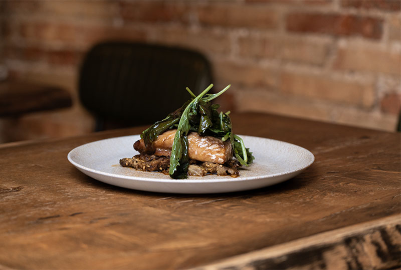 Secondo di pesce Sakana Yaki stile Kobuta