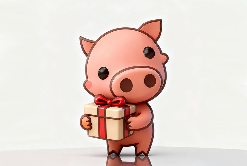 Dettaglio Maialino Kobuta Gift Card